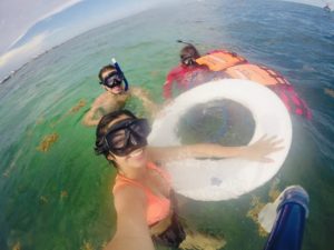 Tour de snorkel en Mahahual Costa Maya, 1 hora con equipo desechable incluido