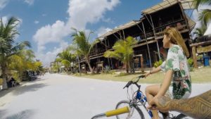 Bicycle tour the town of Costa Maya with your favorite person