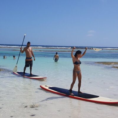 Renta de paddle board en Mahahual Costa Maya